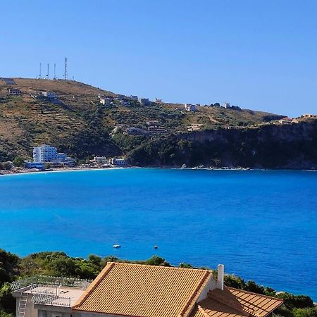 Villa Tato: Horizon Haven With Panoramic Sea Views In Himare. Eksteriør bilde
