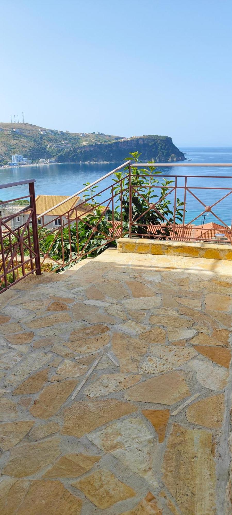 Villa Tato: Horizon Haven With Panoramic Sea Views In Himare. Eksteriør bilde